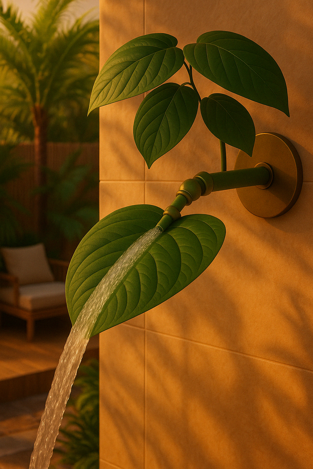 Terra Leaf Showerhead